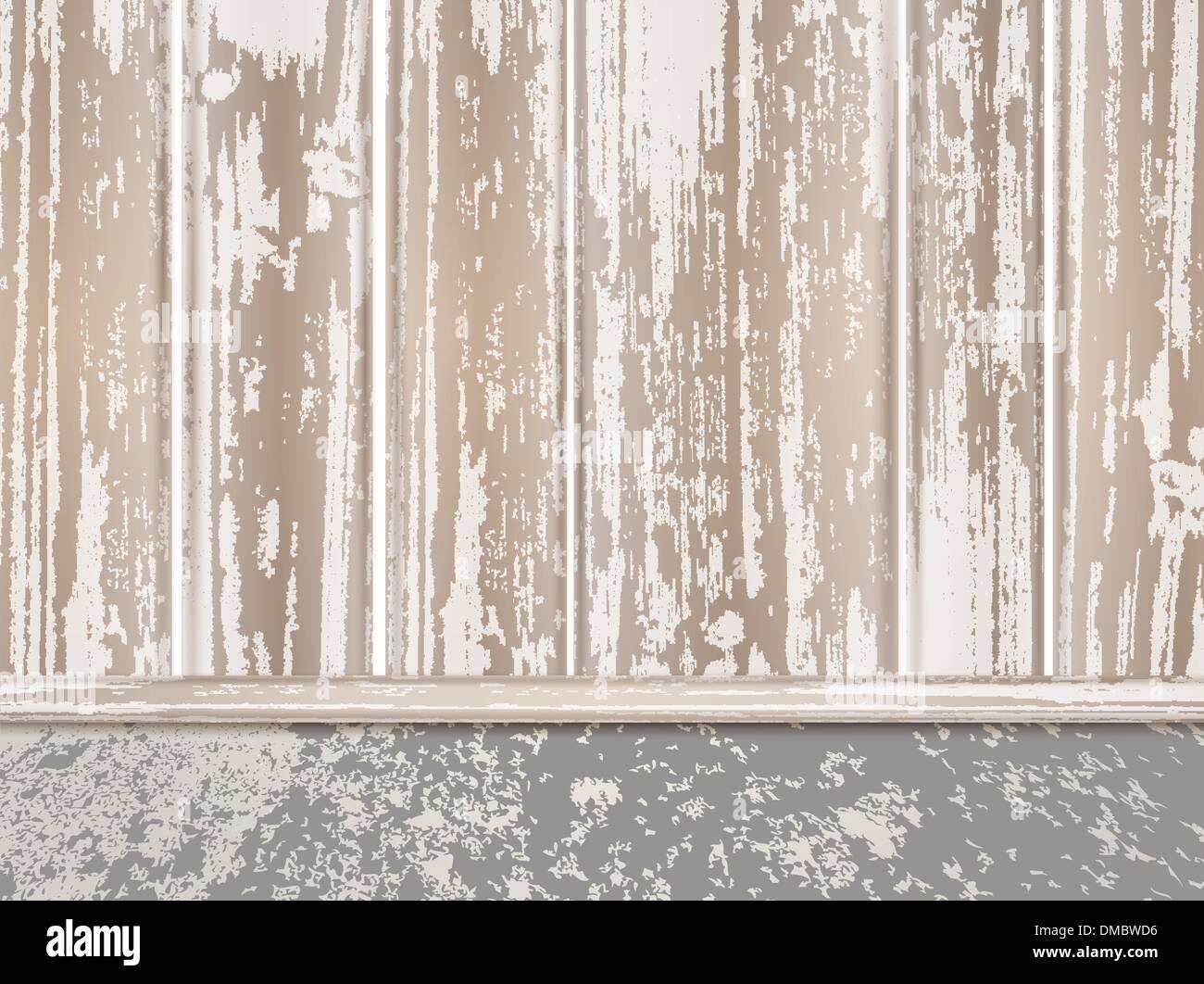 wooden fence Stock Vector