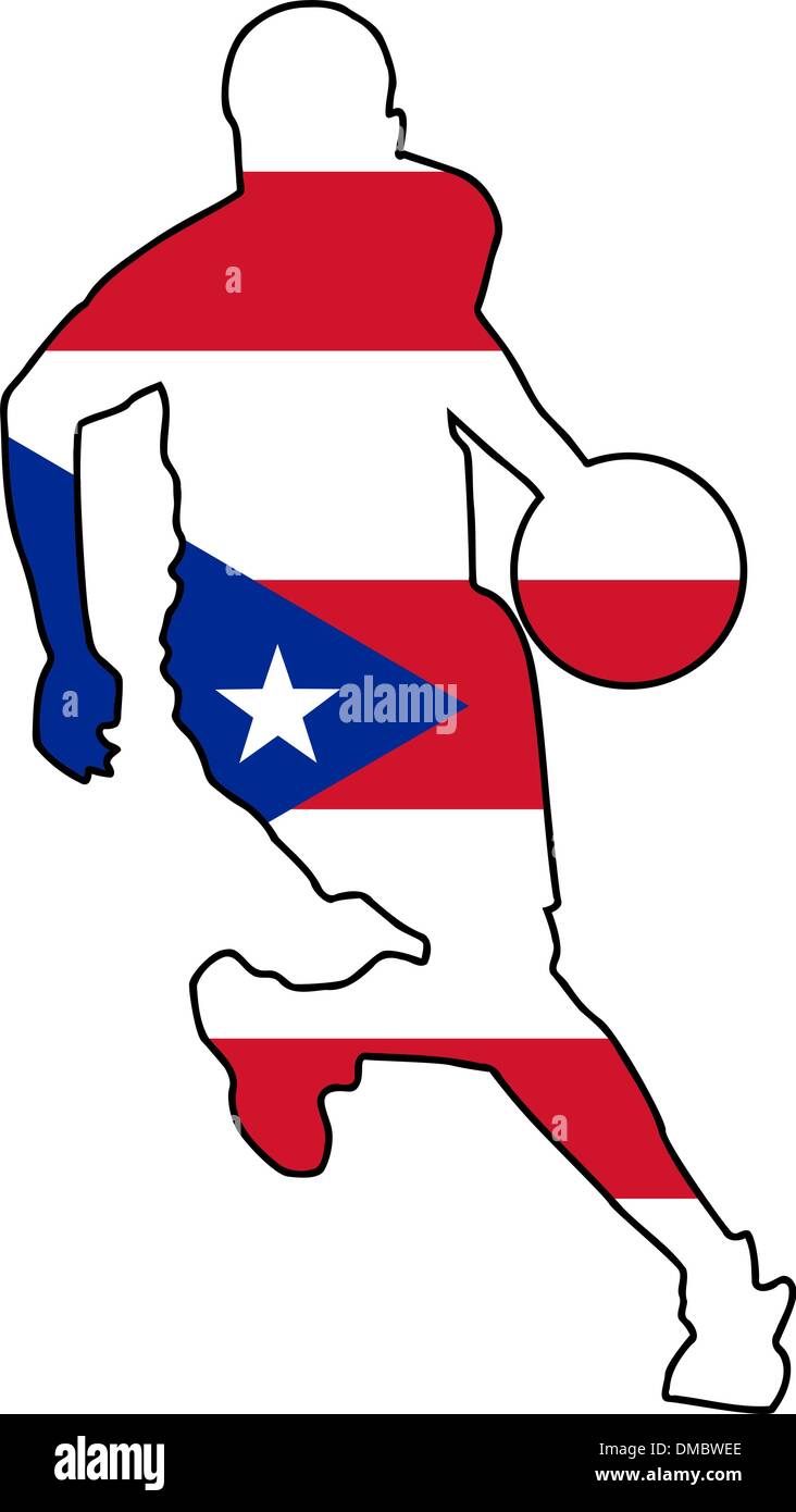 basketball colours of Puerto Rico Stock Vector Image & Art Alamy