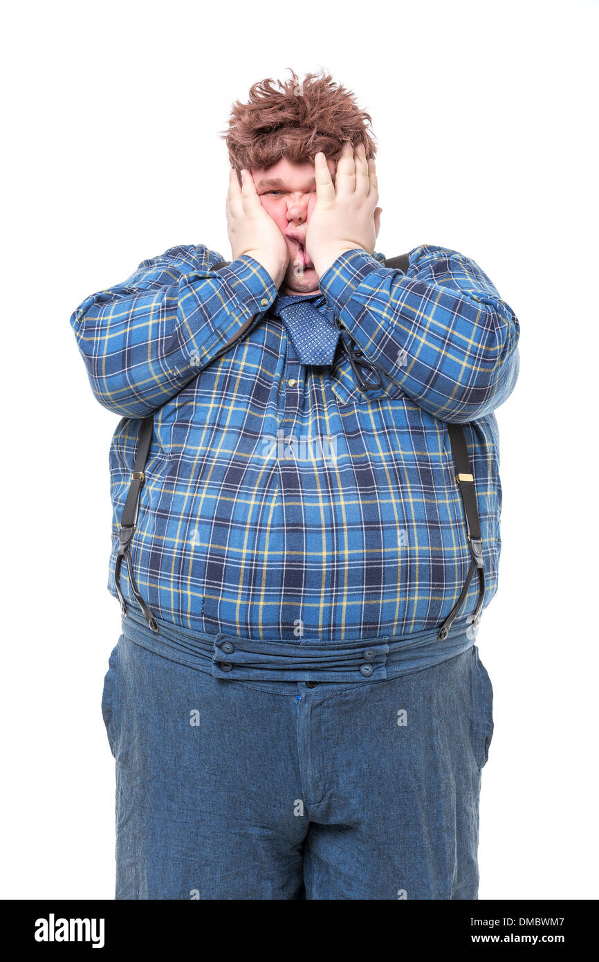 Obese face hi-res stock photography and images - Alamy