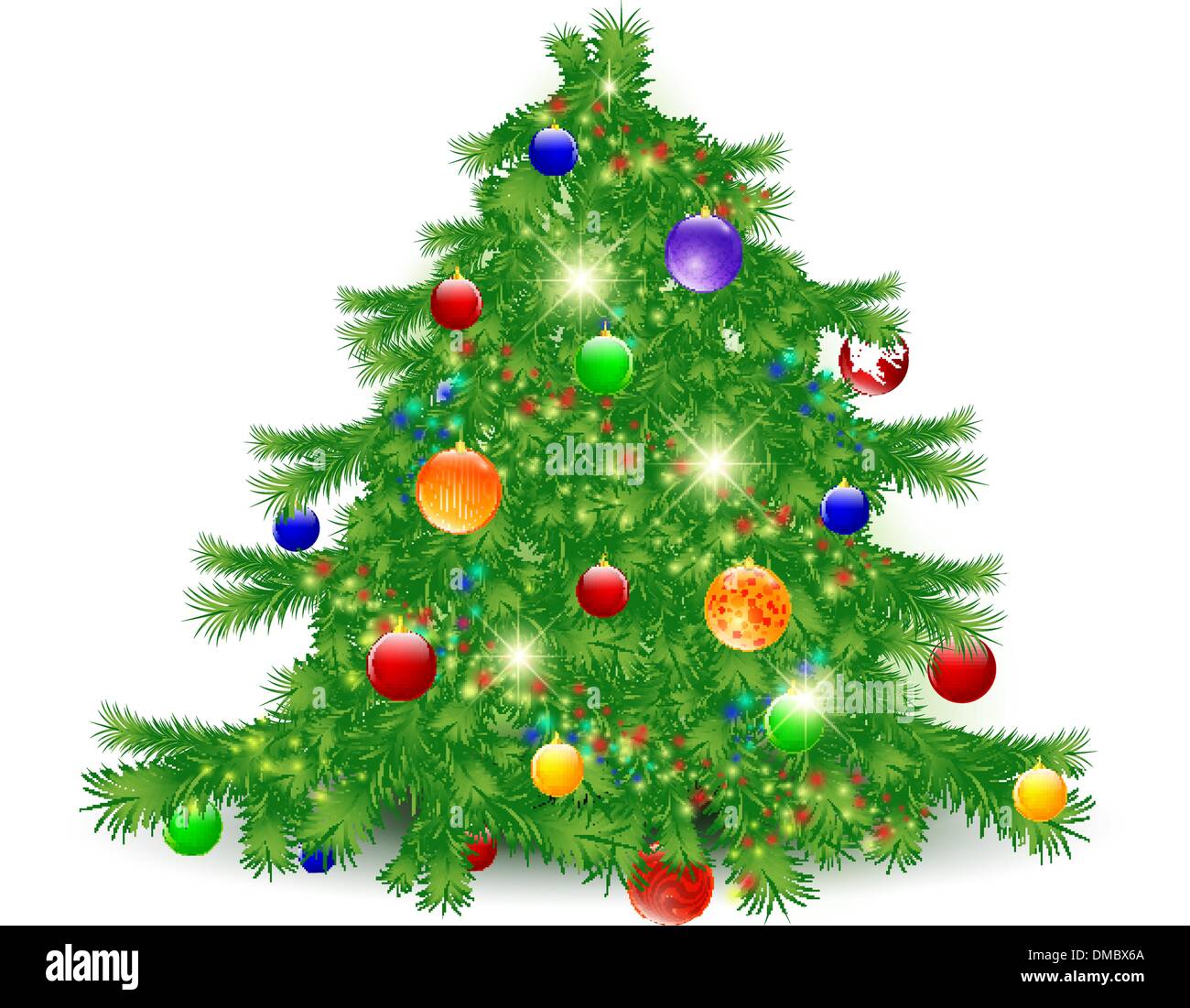 Christmastree vector vectors hi-res stock photography and images - Alamy
