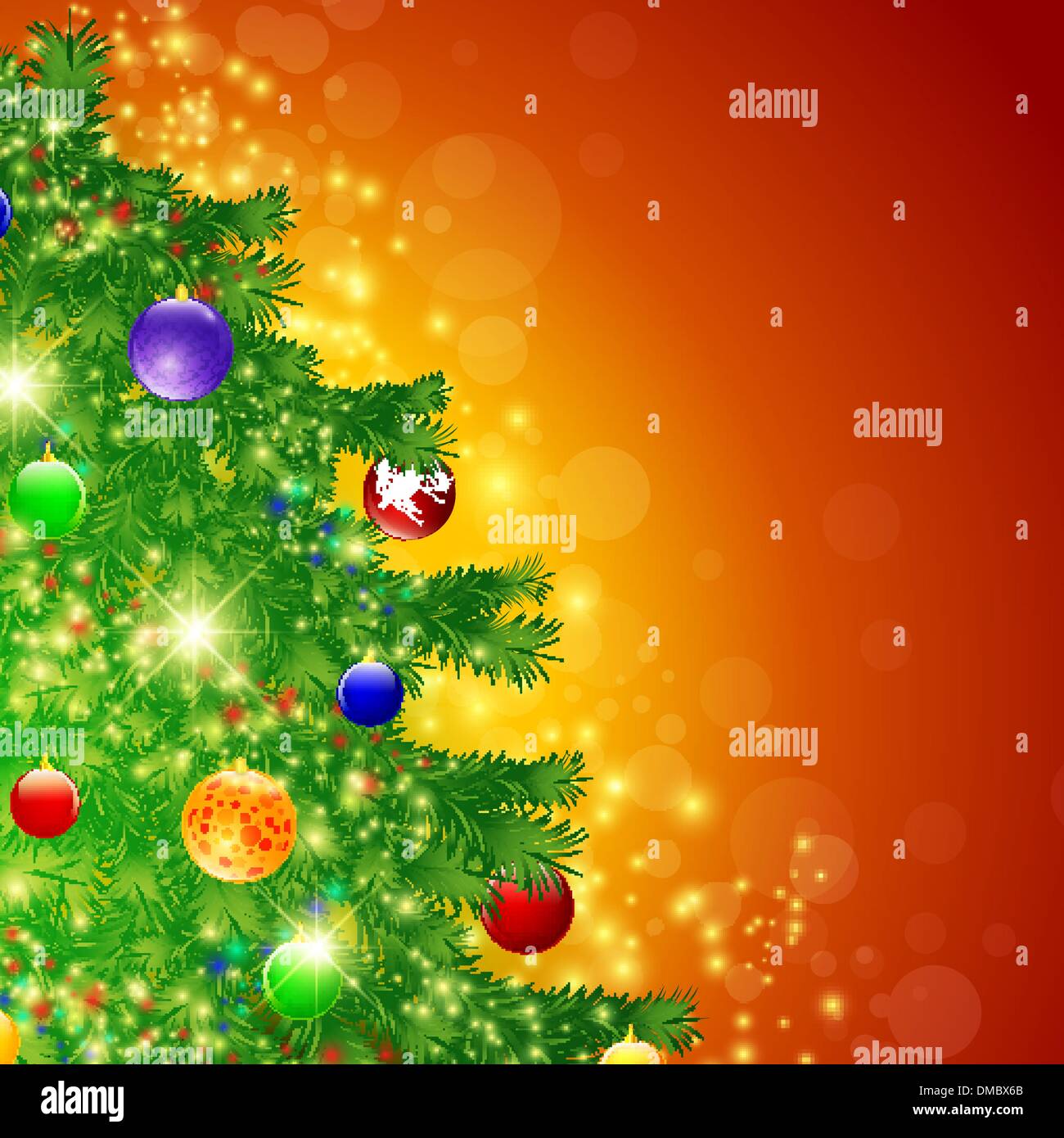 Christmastree vector vectors hi-res stock photography and images - Alamy