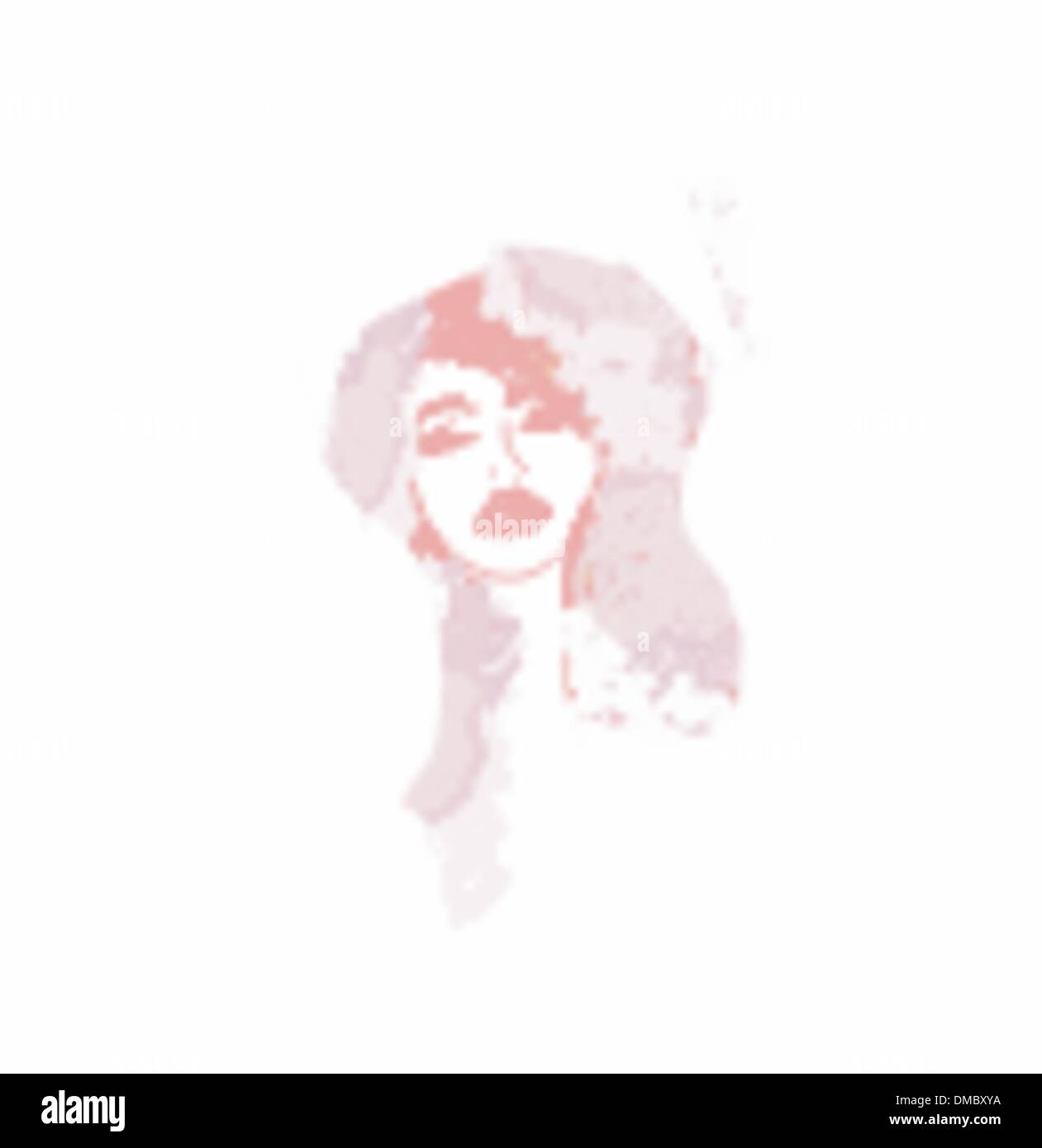 Pink portrait woman Stock Vector Images - Alamy