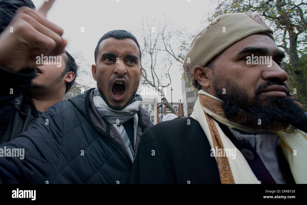 London, UK, UK. 13th Dec, 2013. Protesters rally in Altab Ali Park against the execution of leader Abdul Quader Molla convicted of war crimes during the 1971 liberation war of Bangladesh. © Gail Orenstein/ZUMAPRESS.com/Alamy Live News Stock Photo