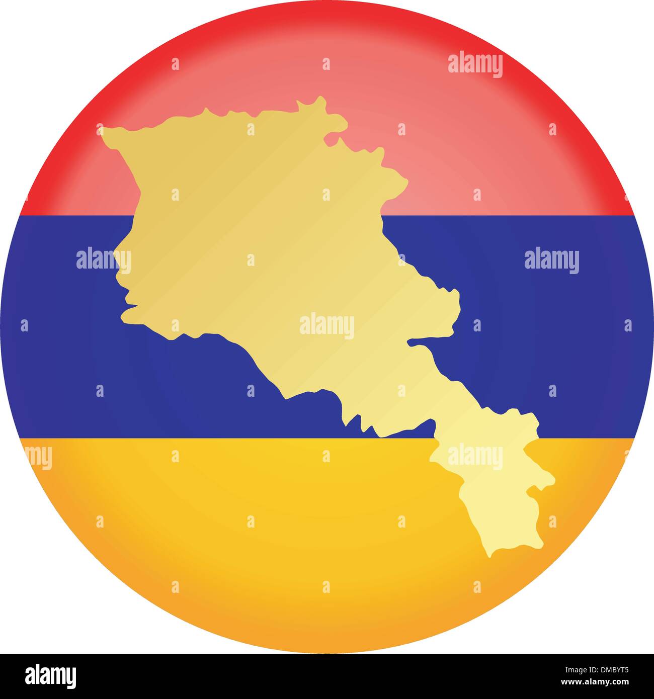 flag button in colours of Armenia Stock Vector Image & Art - Alamy