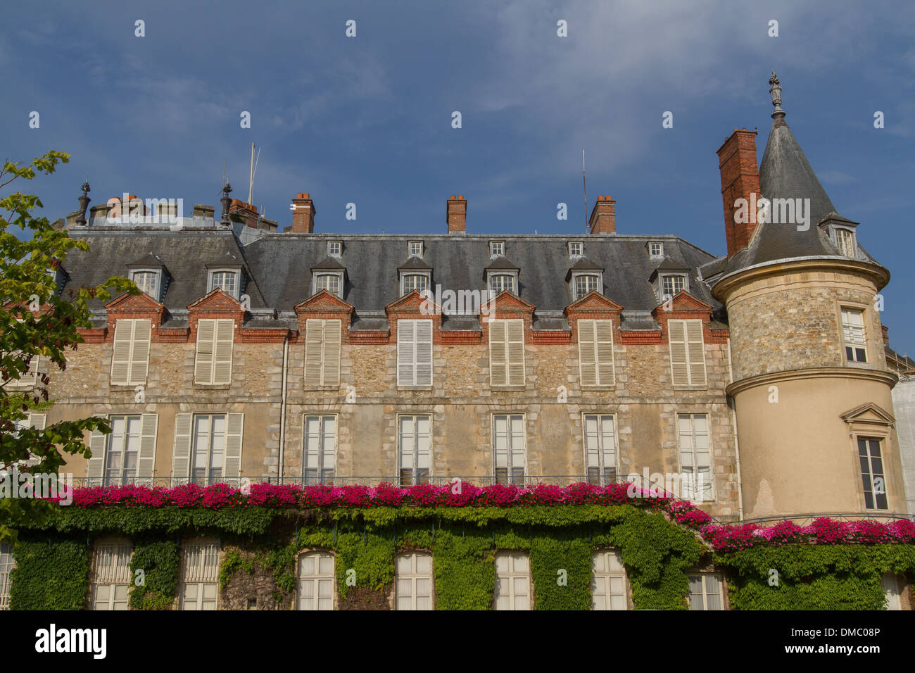 CHATEAU DE RAMBOUILLET, FORMER ROYAL RESIDENCE, TODAY PROPERTY OF THE FRENCH STATE AND PRESIDENTIAL RESIDENCE, RAMBOUILLET, YVELINES (78), ILE-DE-FRANCE, FRANCE Stock Photo