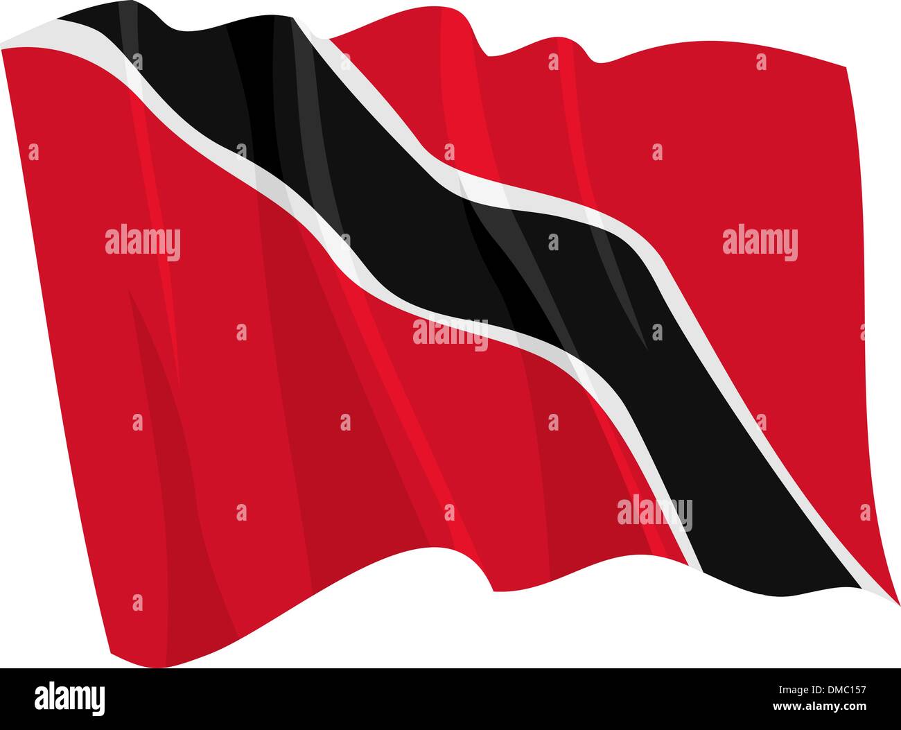 Political Waving Flag Of Trinidad And Tobago Stock Vector Image And Art