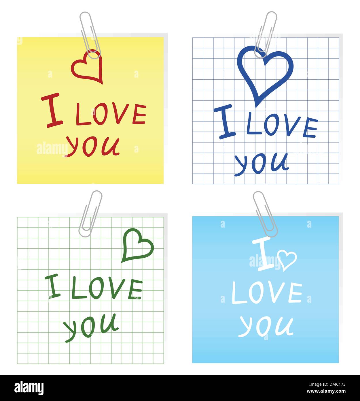 I love you2 Stock Vector