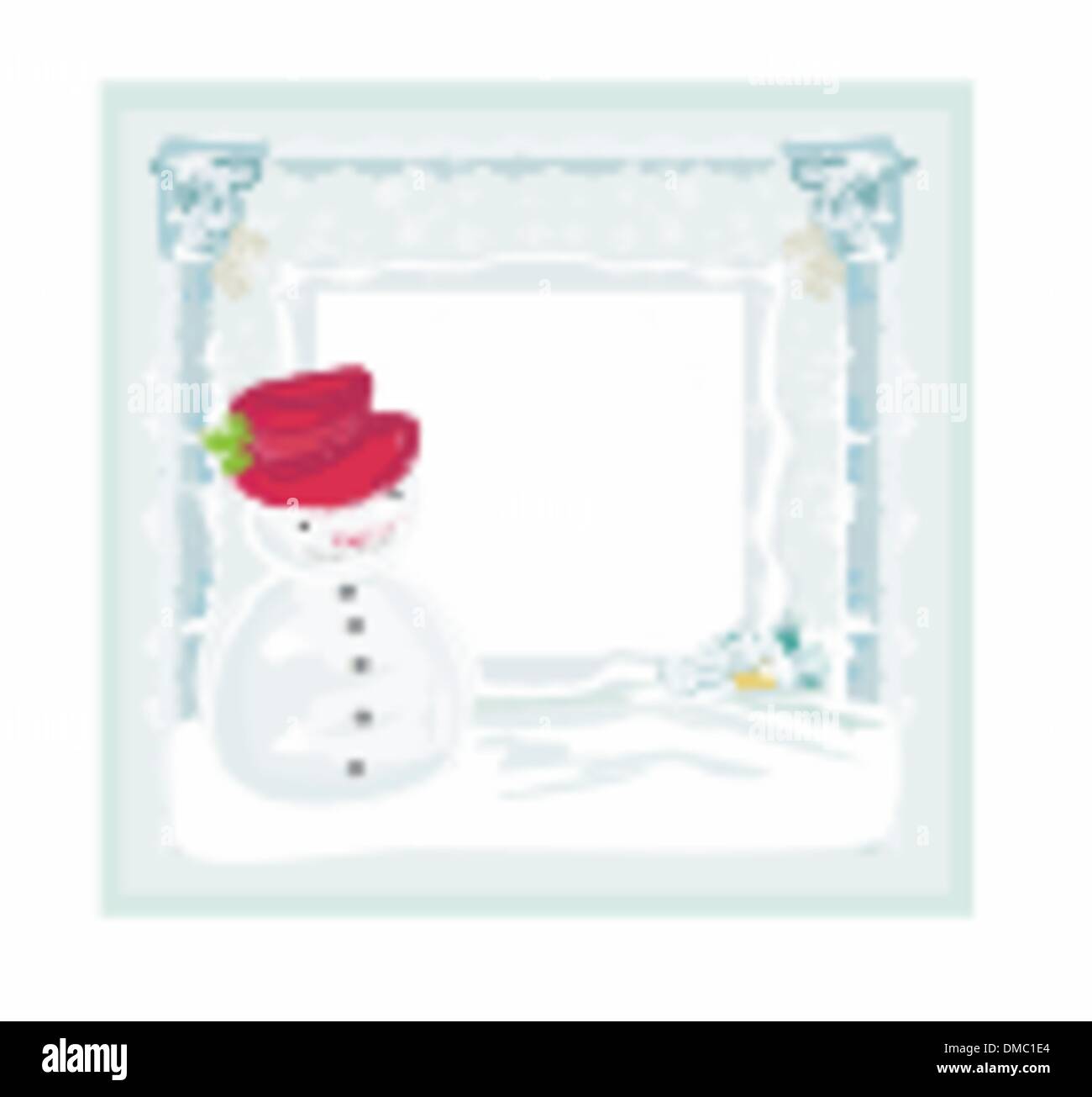 Happy snowman card Stock Vector Image & Art - Alamy