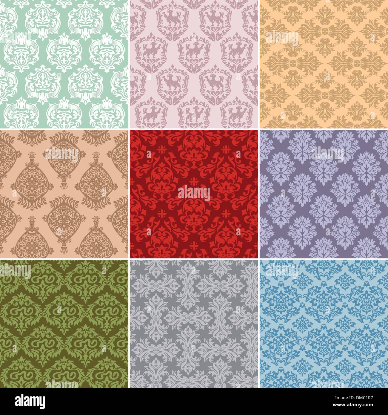 seamless retro background Stock Vector Image & Art - Alamy