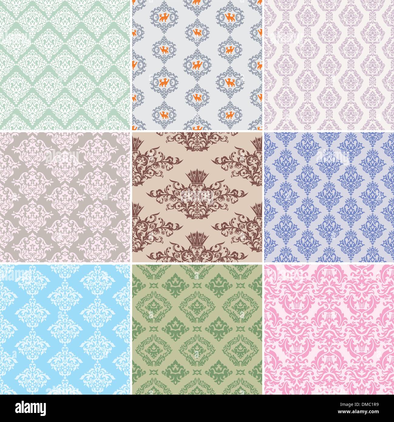 seamless retro background Stock Vector Image & Art - Alamy