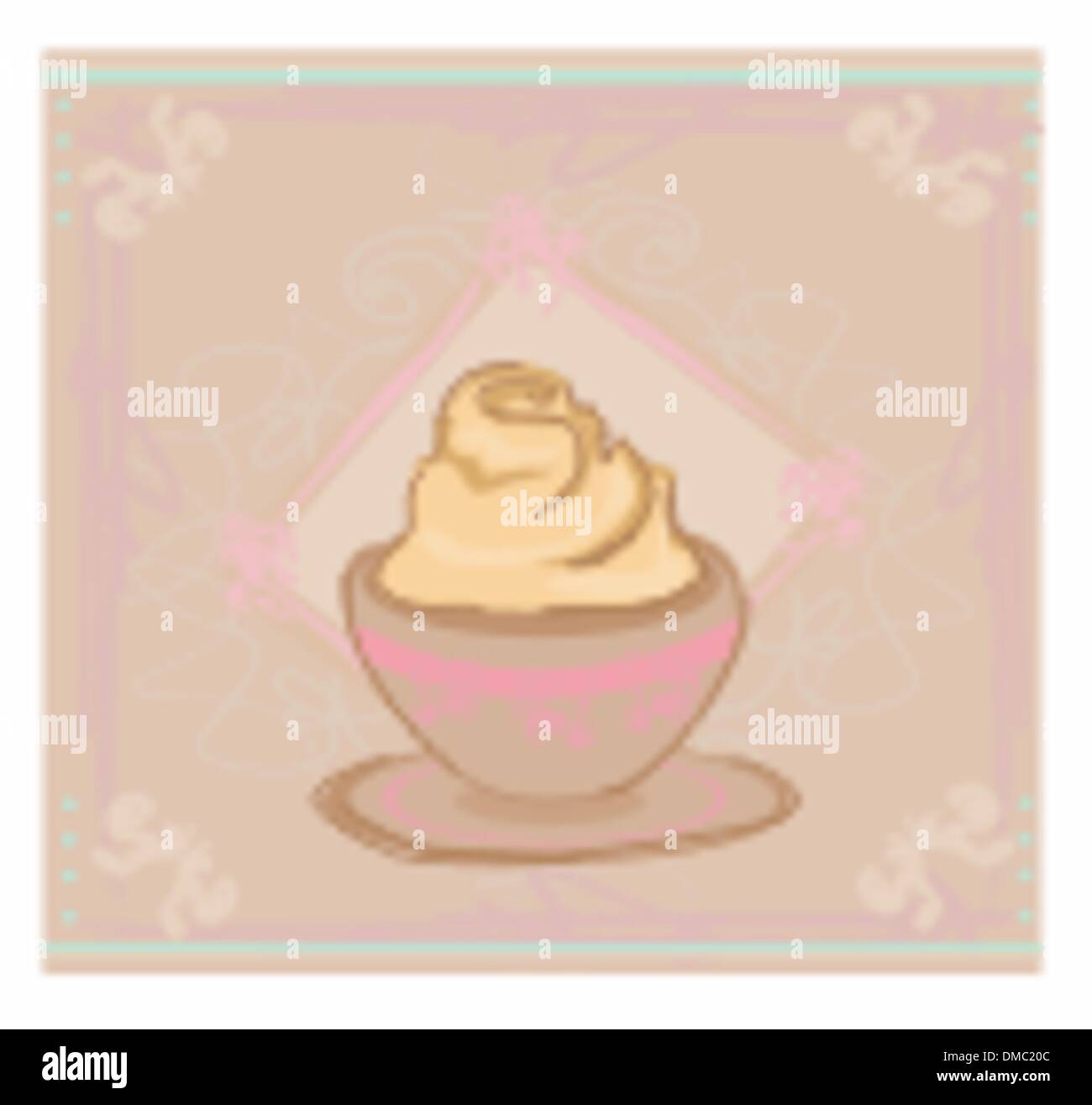 Lovely Cupcake Design Stock Vector