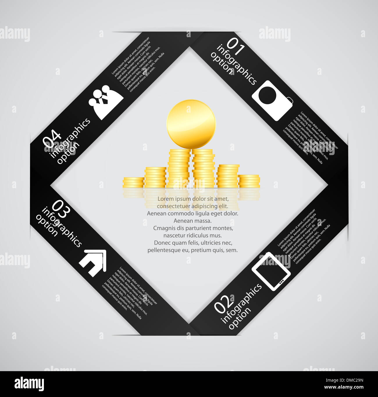 Infographic business template vector illustration Stock Photo - Alamy