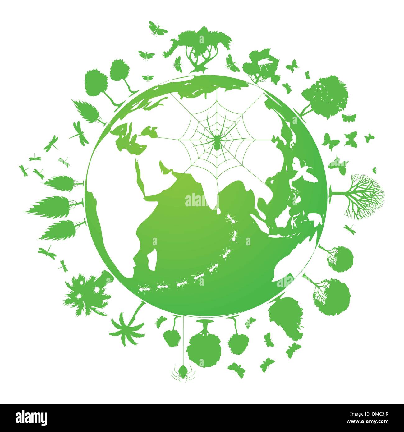 Green planet Stock Vector