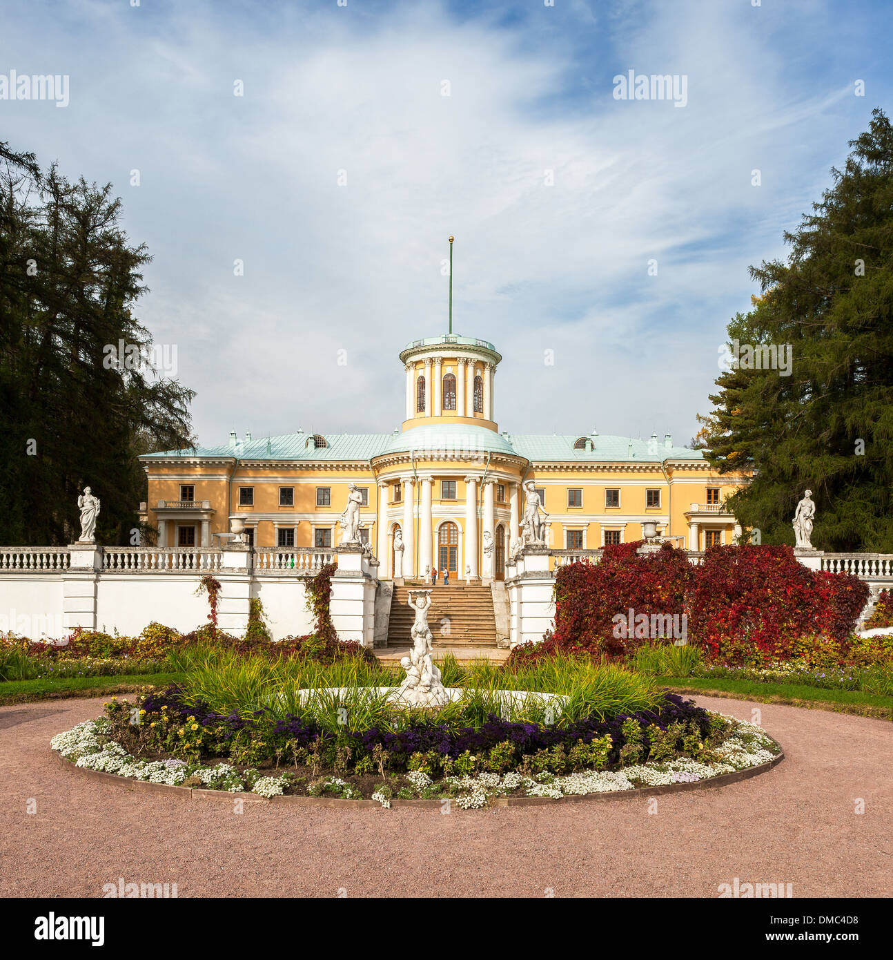Museum-Estate of Arkhangelskoye. Grand Palace. Stock Photo
