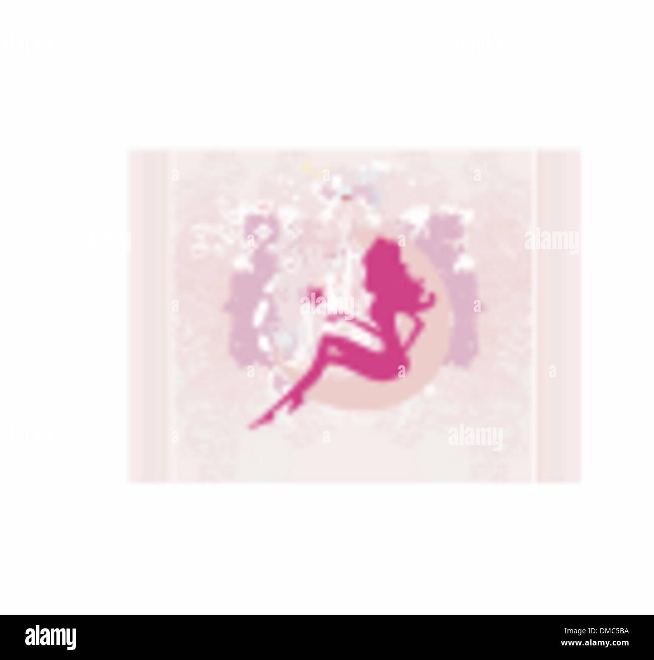 floral background with a beautiful fairy Stock Vector Image & Art - Alamy