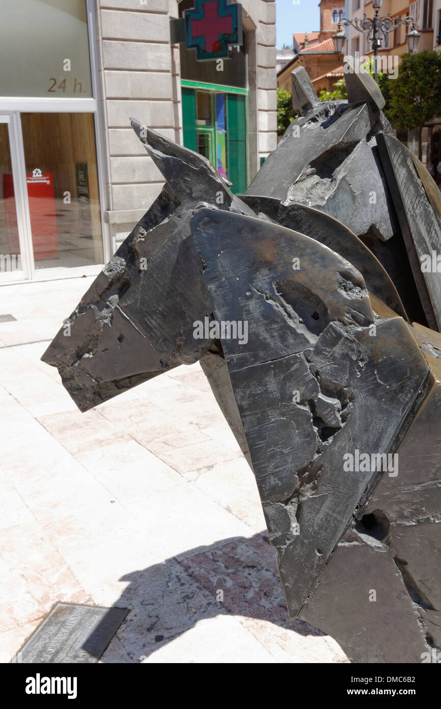 abstract sculpture of horses Stock Photo Alamy