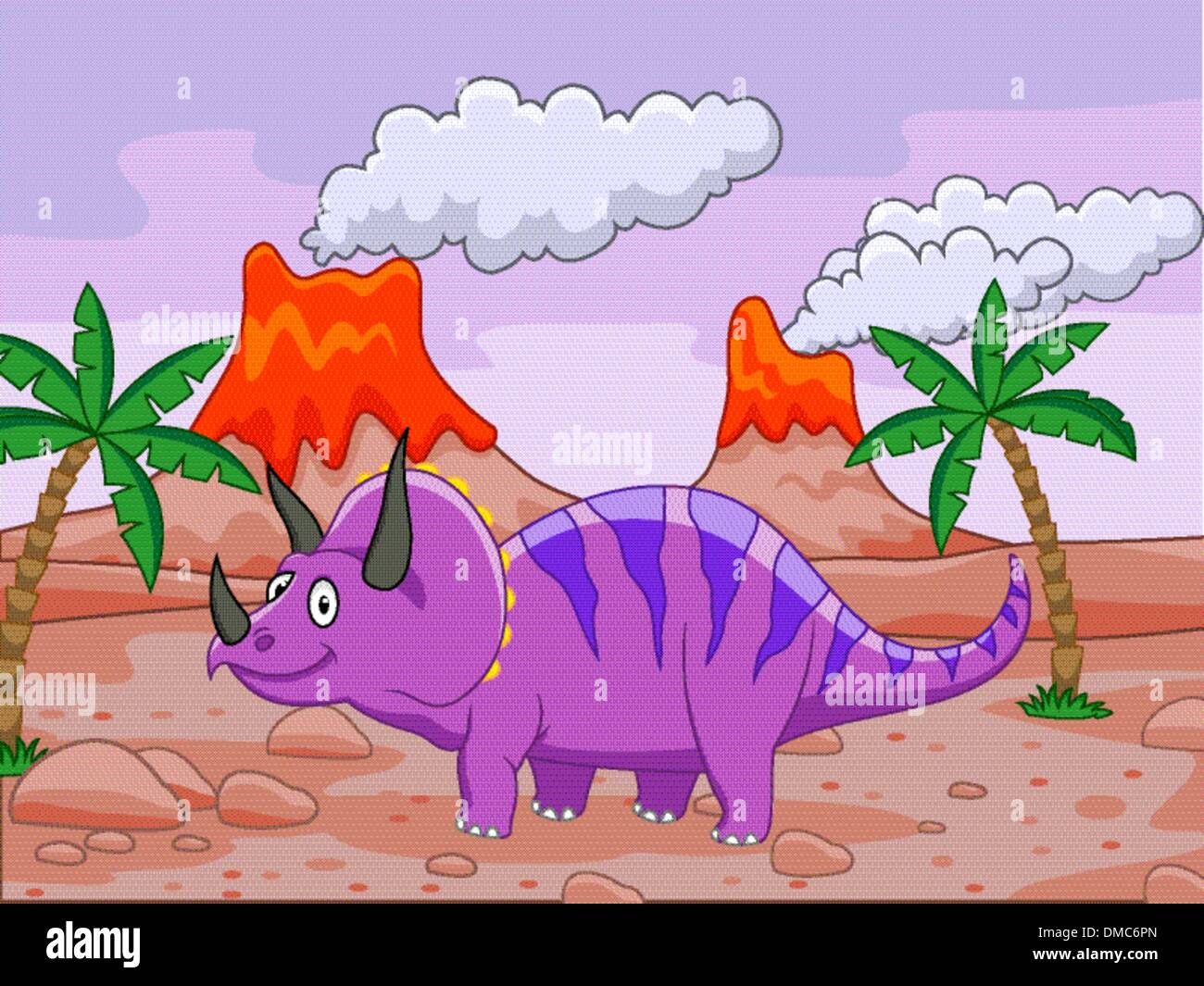 Dinosaur drawing cartoon Stock Vector Images - Alamy