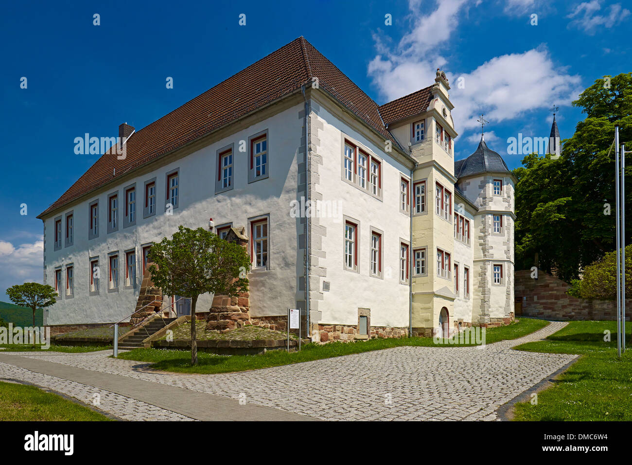Wedding house in the old town of Eschwege, Werra-Meissner district, Hesse, Germany Stock Photo