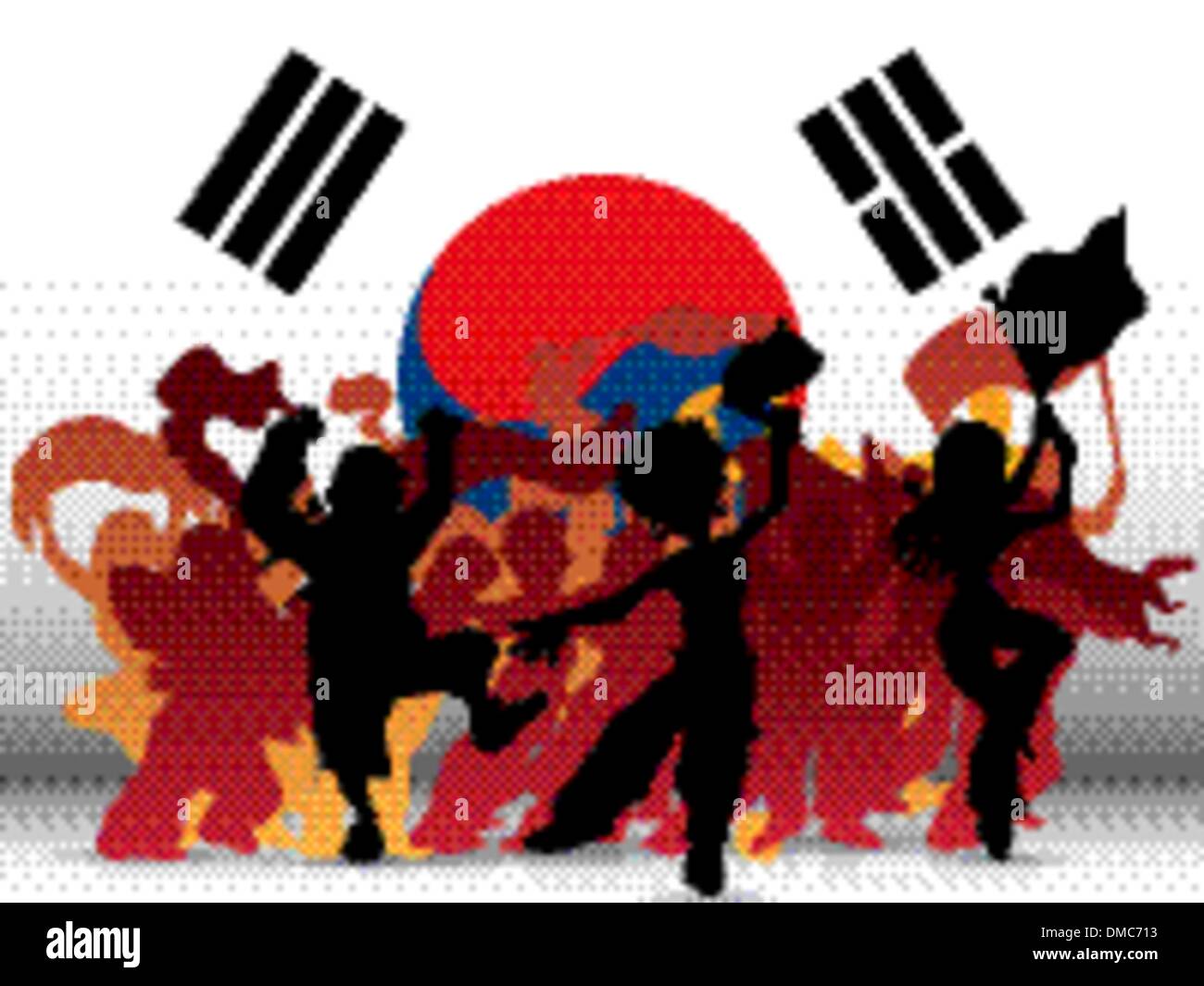 South korea flag hand hi res stock photography and images Alamy South korea flag hand hi res stock photography and images Alamy