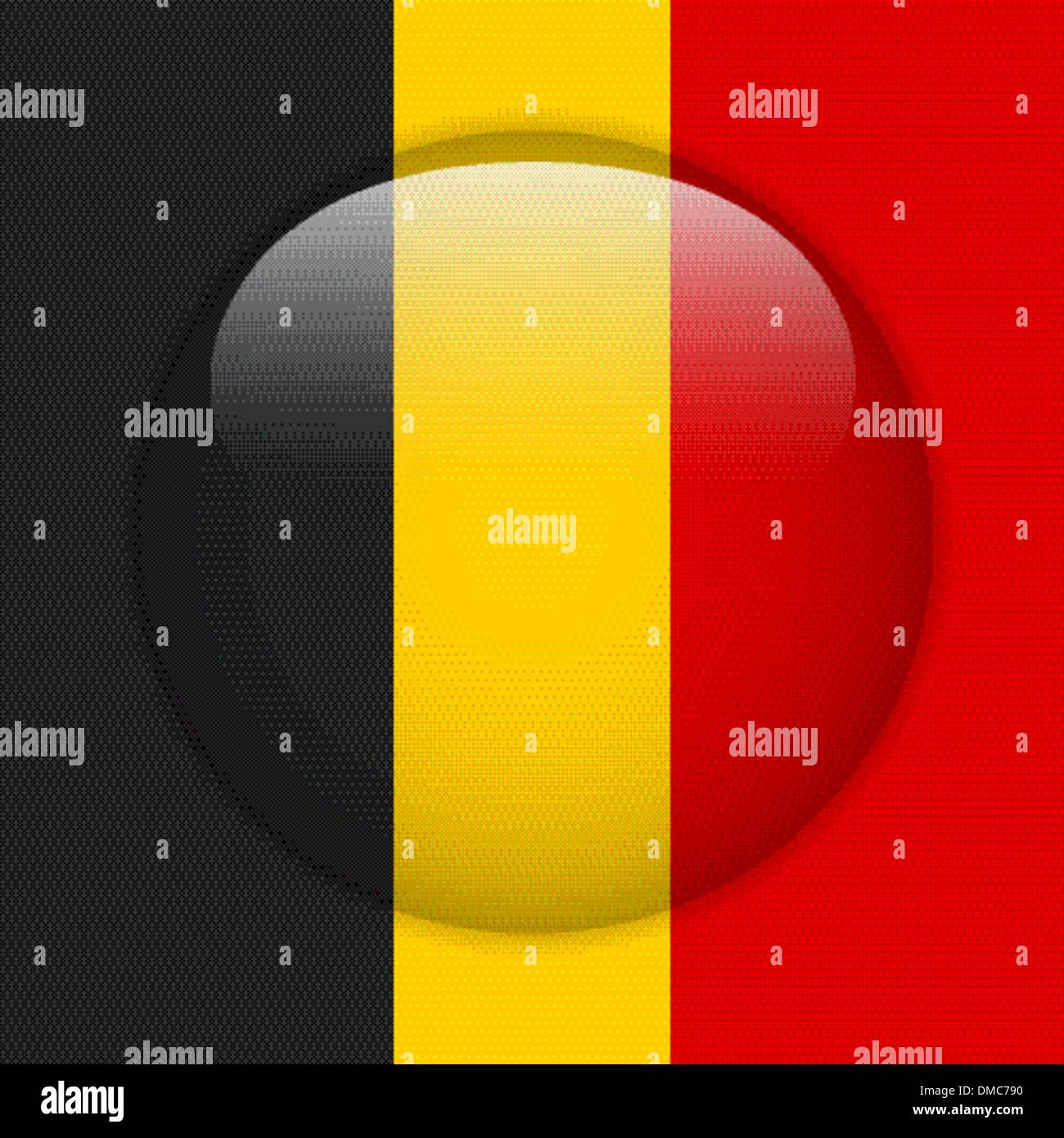 Vector button belgium flag icon hi-res stock photography and images - Alamy