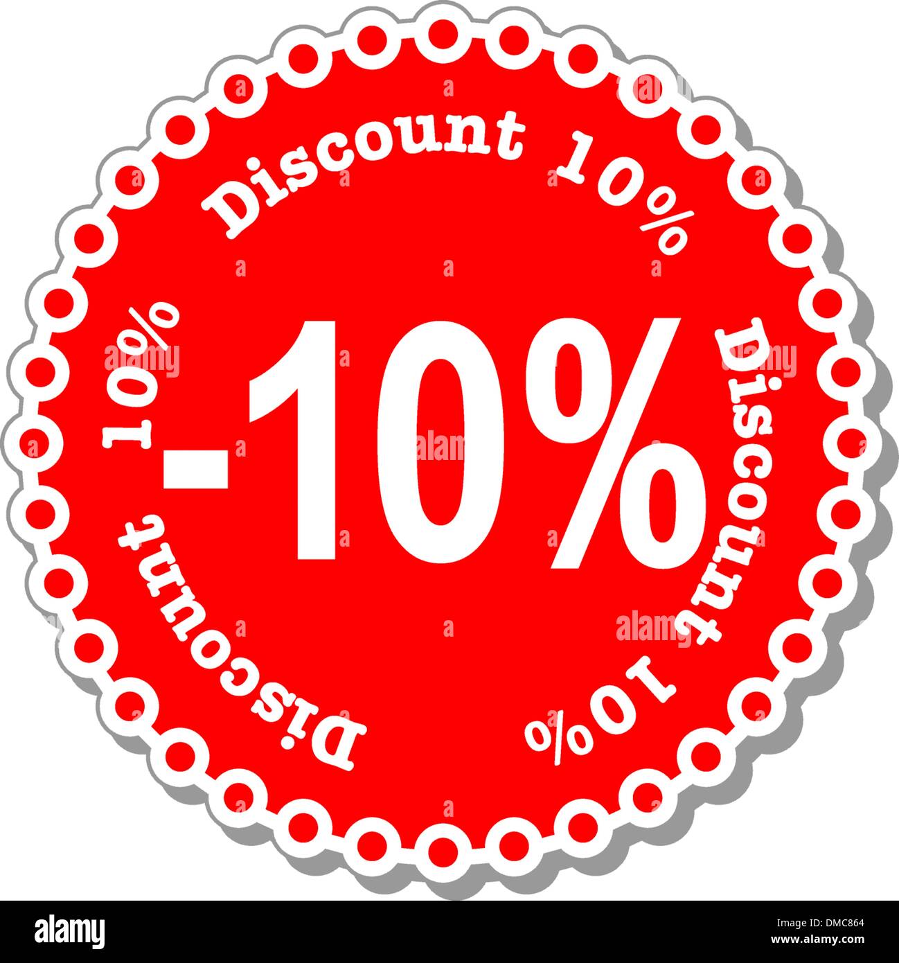 Discount ten percent Stock Vector Image & Art Alamy