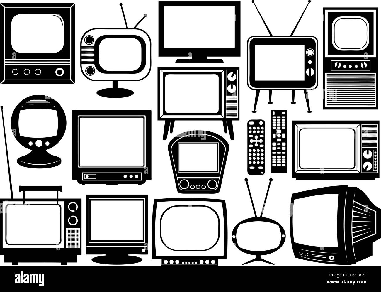 Tv set collection hires stock photography and images Alamy