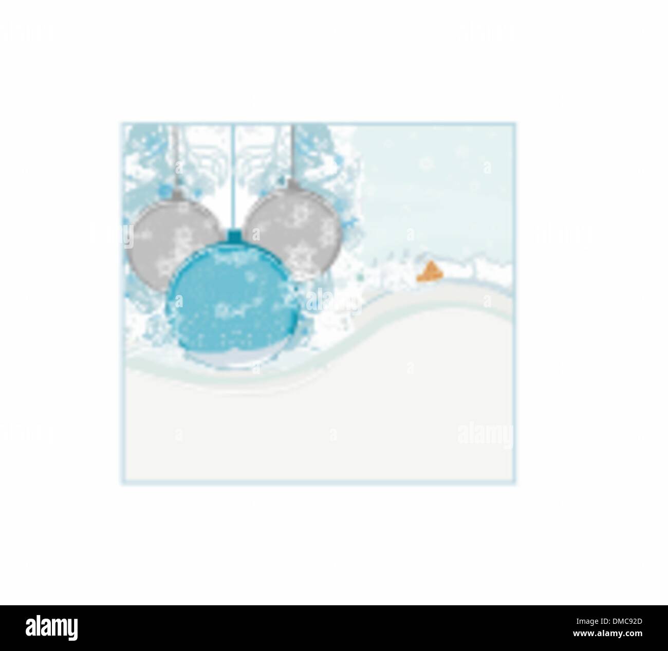 Christmas night in the village card Stock Vector Image & Art - Alamy