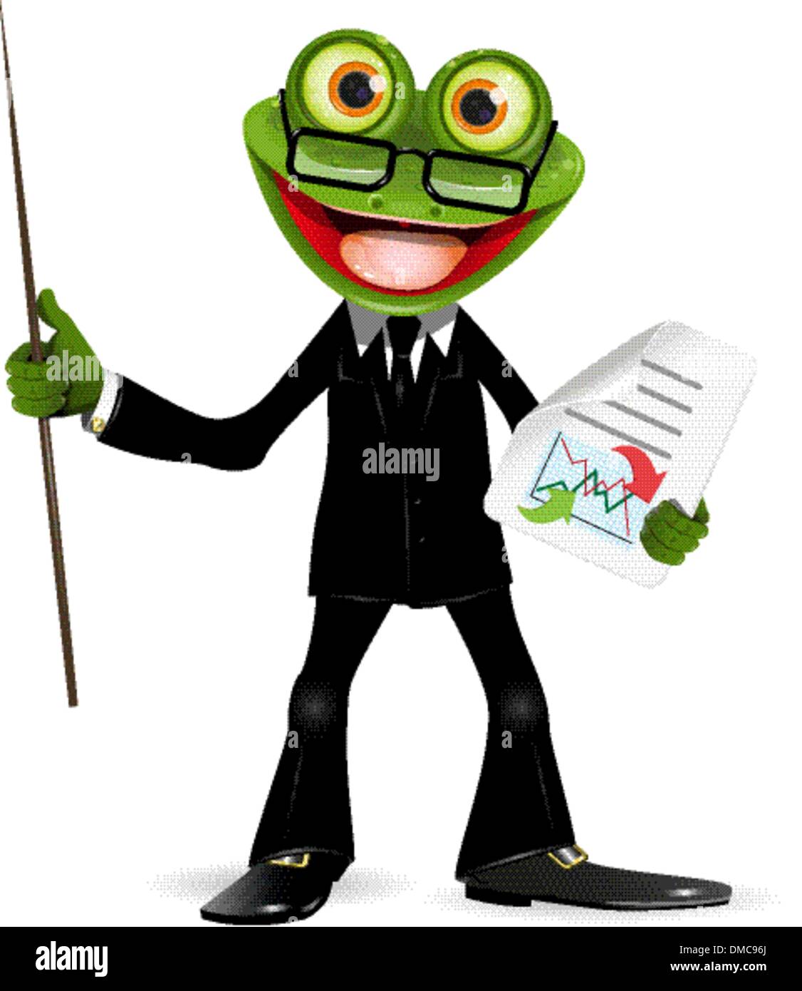 Frog in a suit Stock Vector Image & Art Alamy