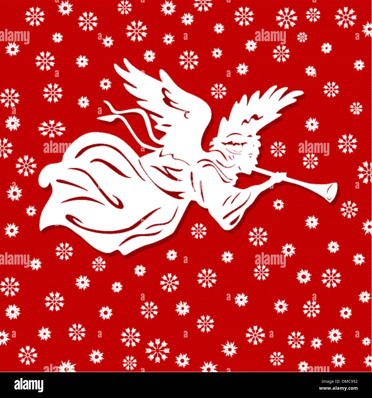 Christmas Angels Stock Vector