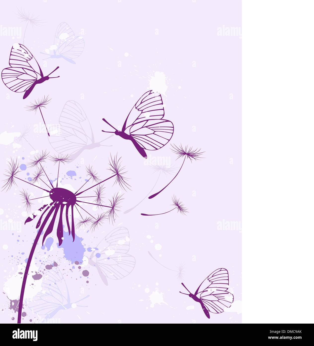 Background with butterflies Stock Vector Image & Art - Alamy