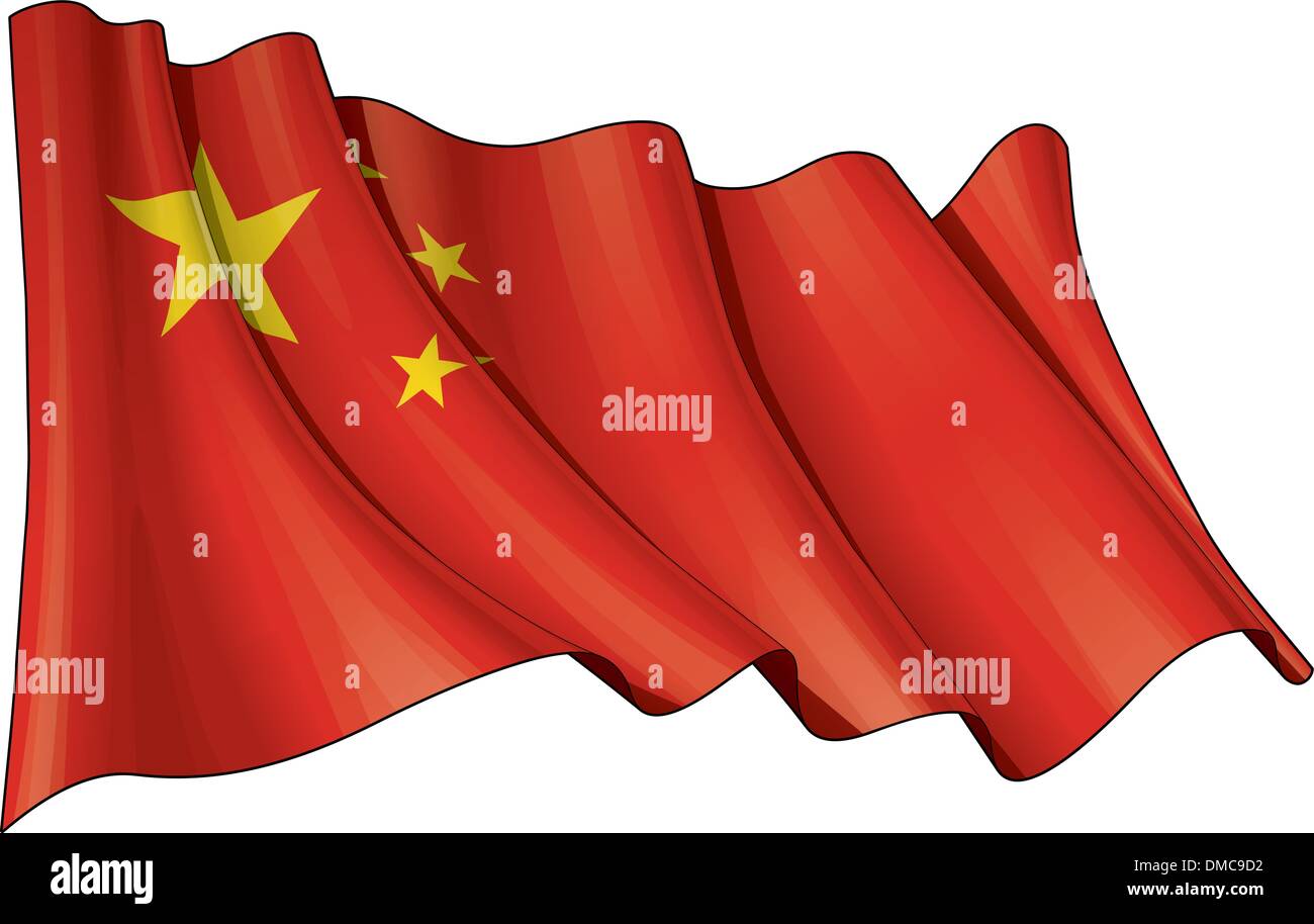 Flag of China Stock Vector