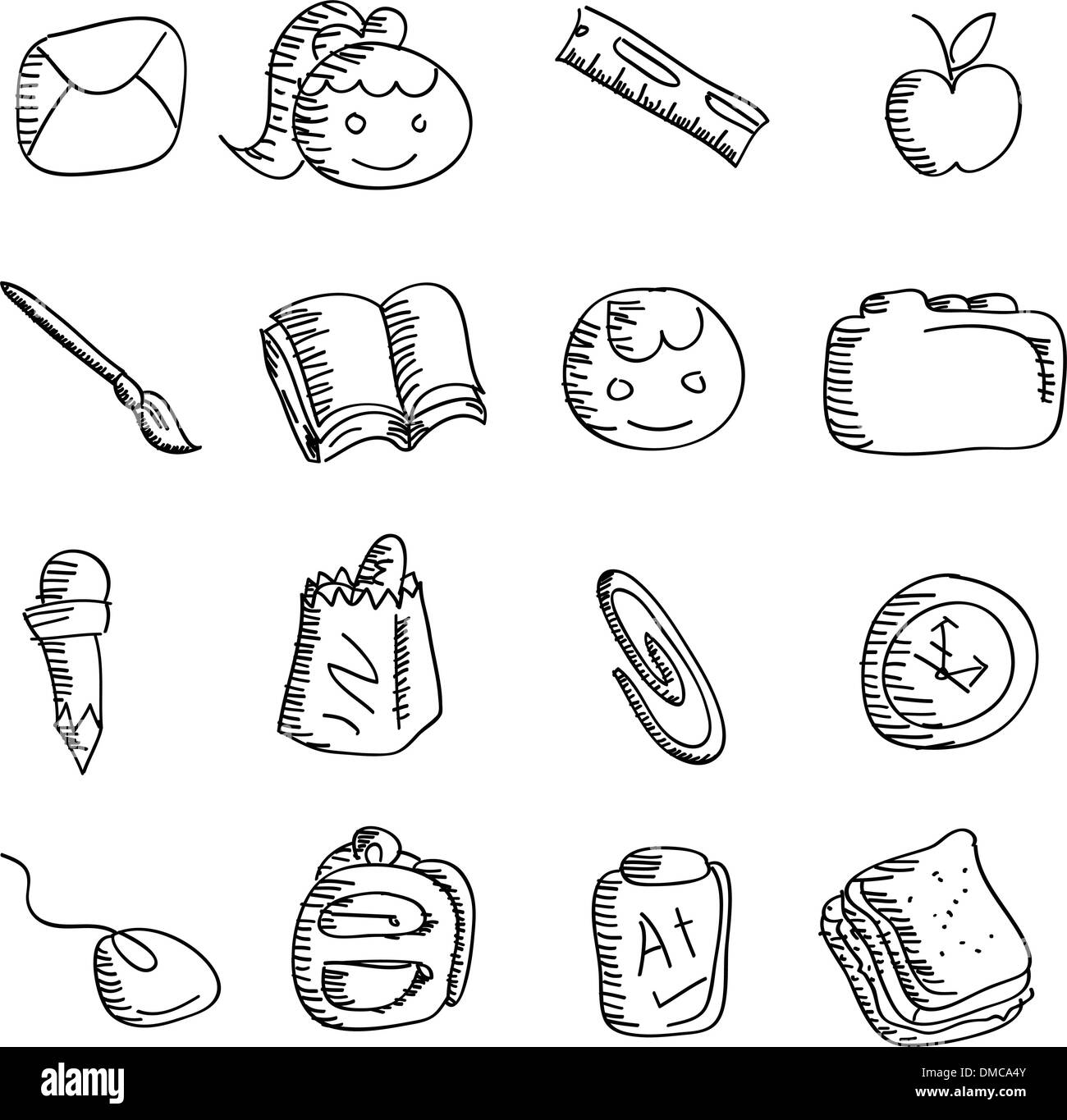 Doodles cartoon hires stock photography and images Alamy