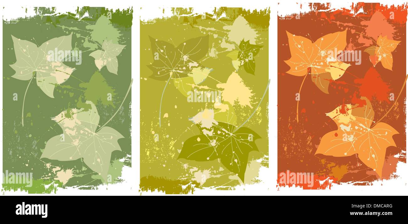 Autumn leaves background Stock Vector Image & Art - Alamy