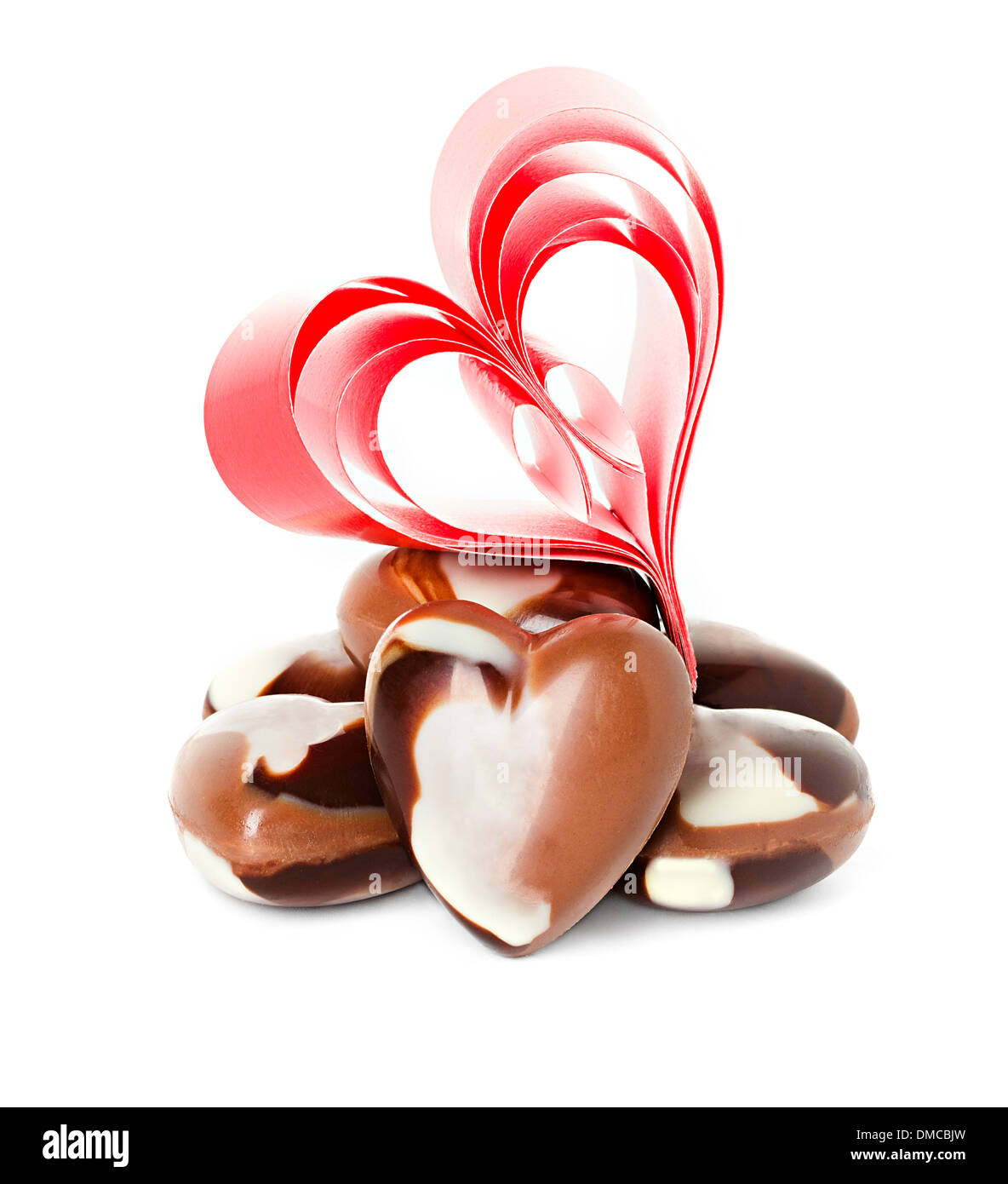 Chocolate heart hearts valentine love pink red candy hi-res stock ...