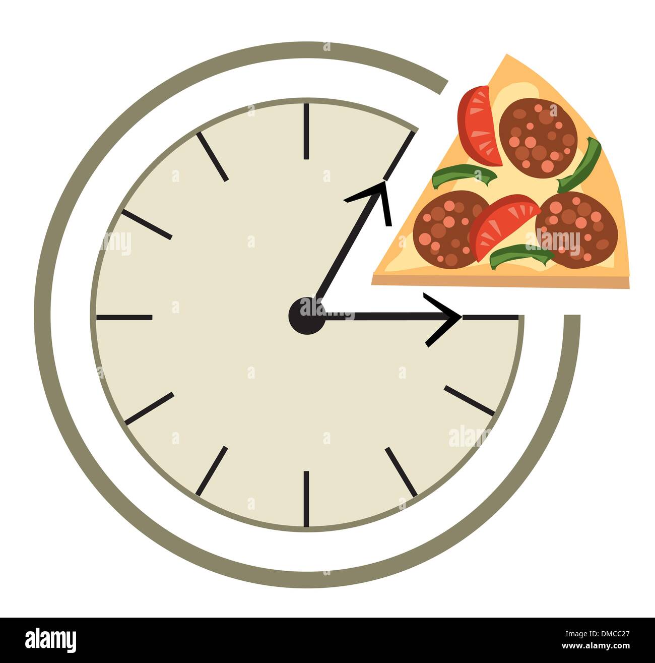 Lunch time Stock Vector