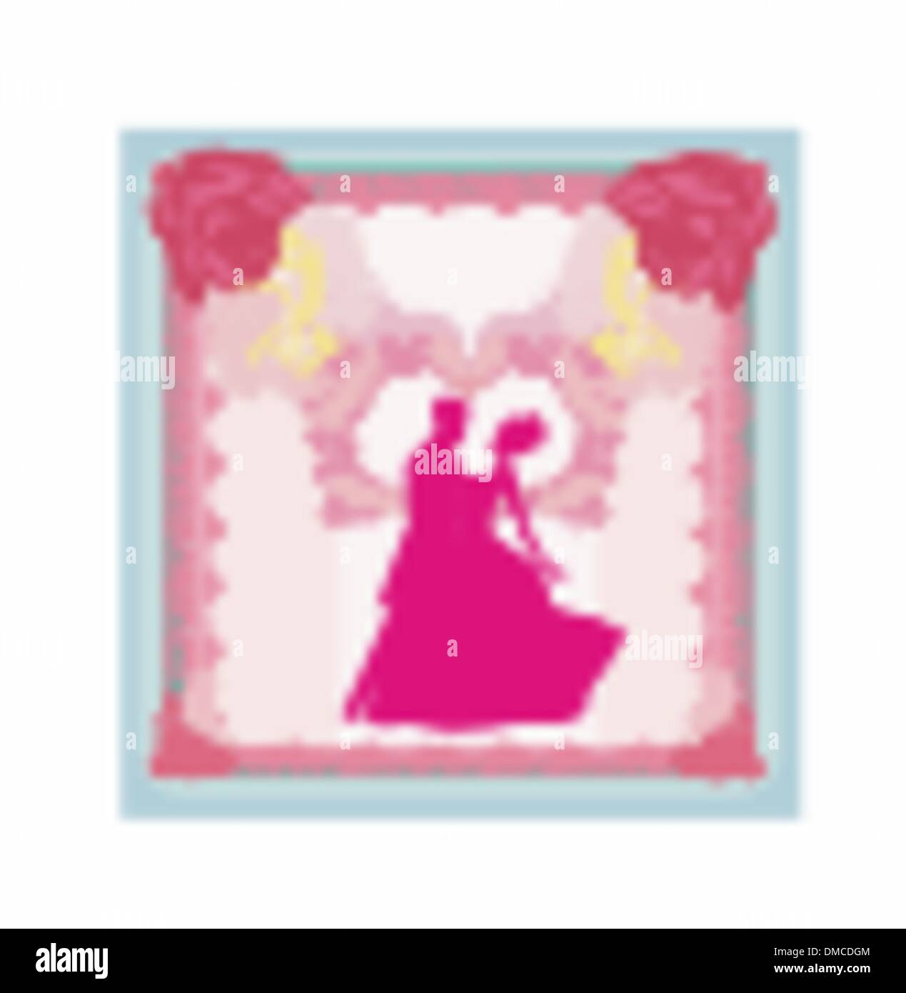 wedding dancing couple background Stock Vector Image & Art - Alamy
