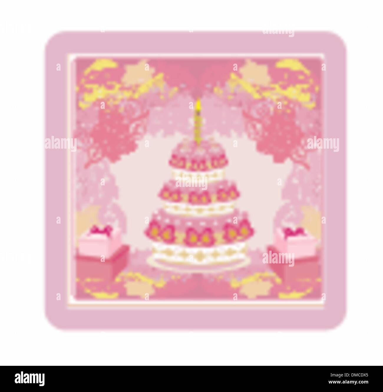 Happy Birthday Card Stock Vector Image & Art - Alamy
