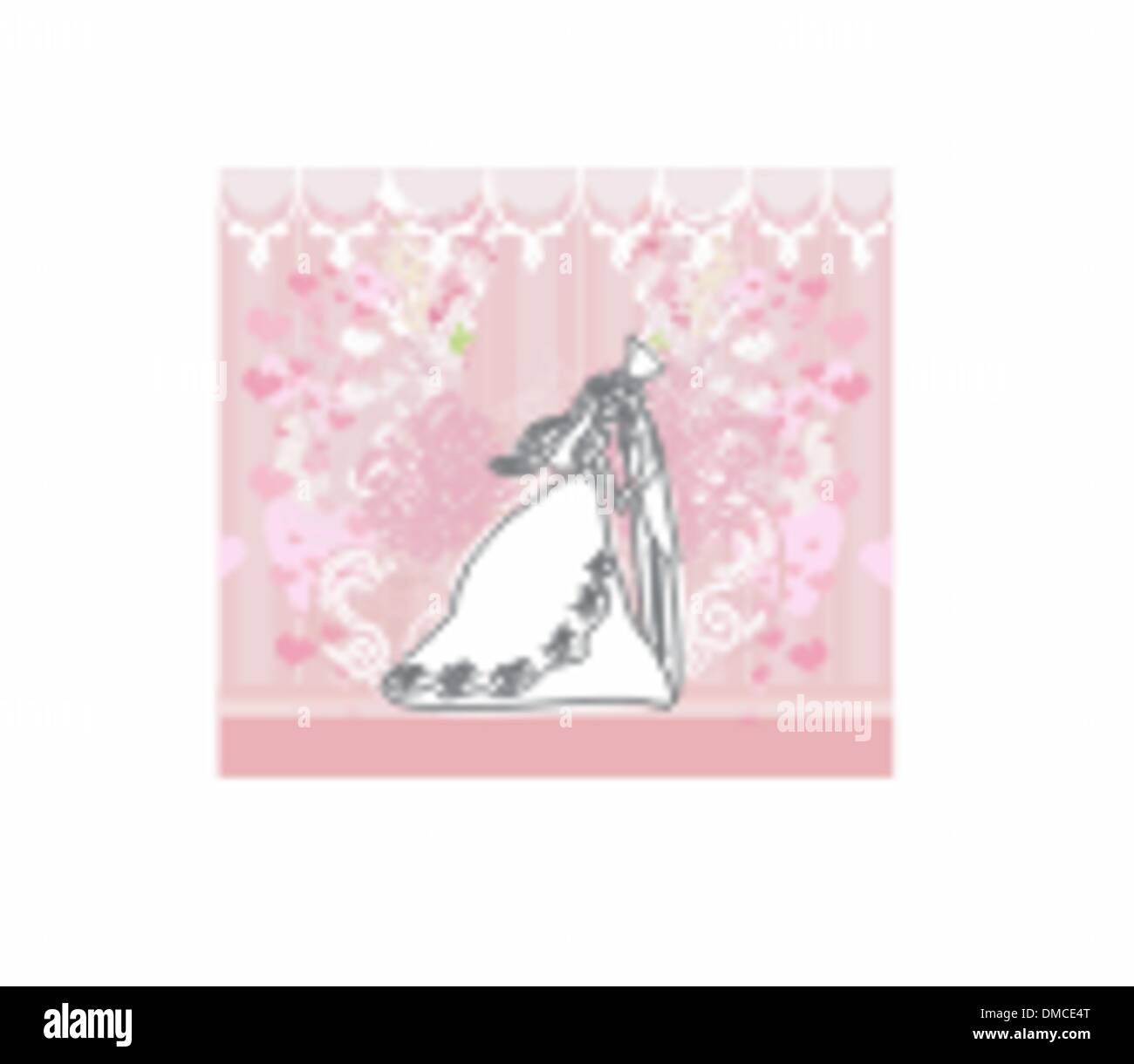 wedding dancing couple background Stock Vector Image & Art - Alamy