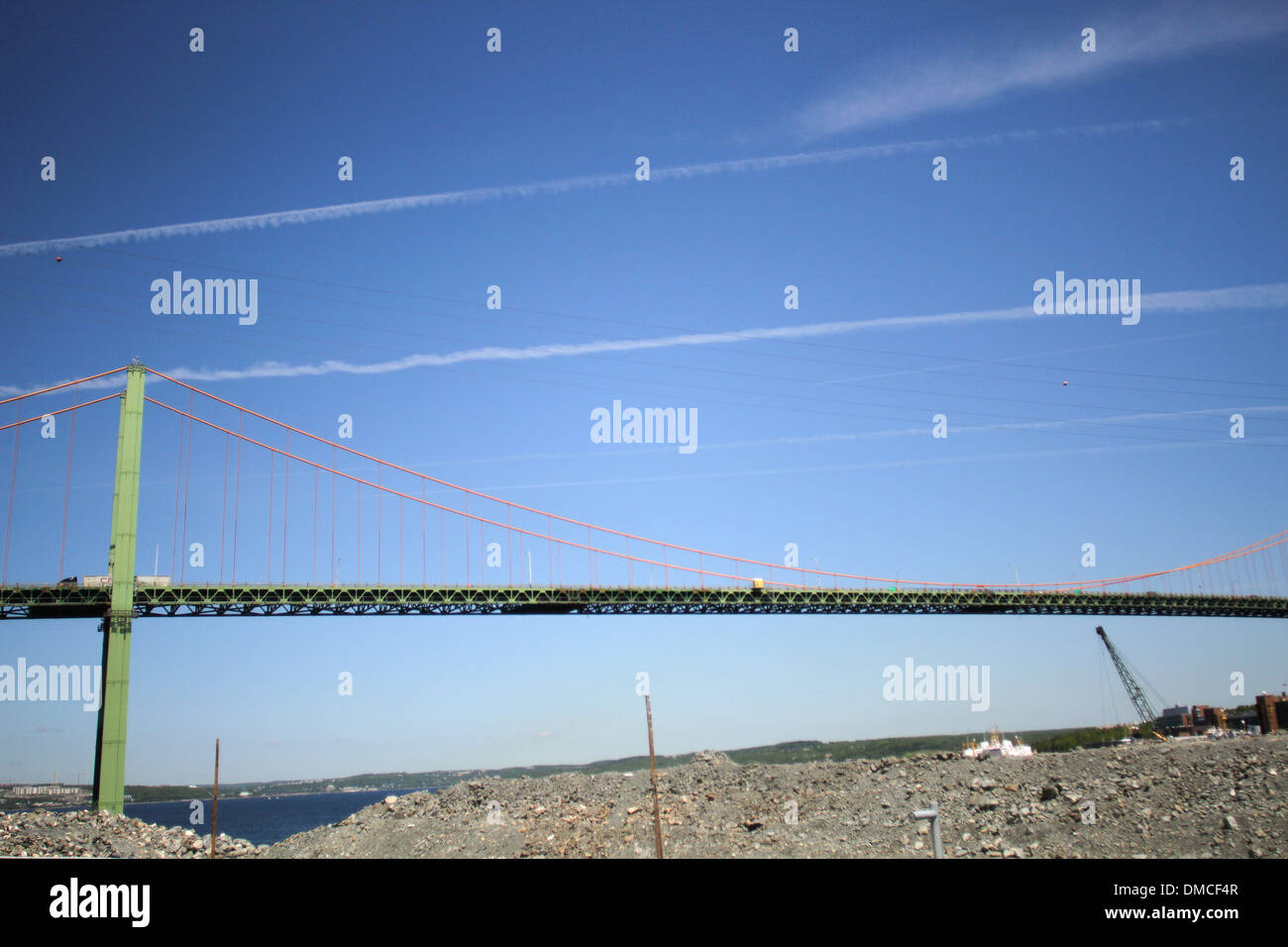 The A. Murray MacKay Bridge in Halifax, N.S Stock Photo Alamy