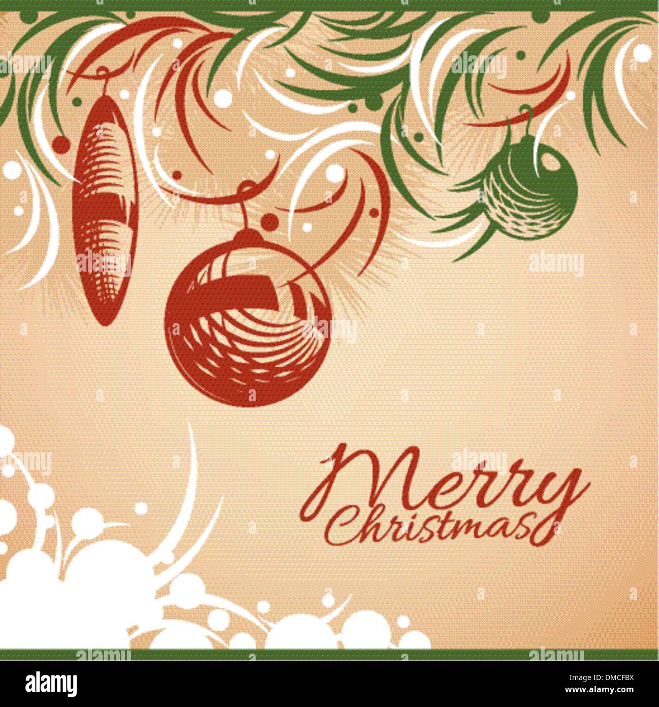 merry christmas card Stock Vector Image & Art - Alamy