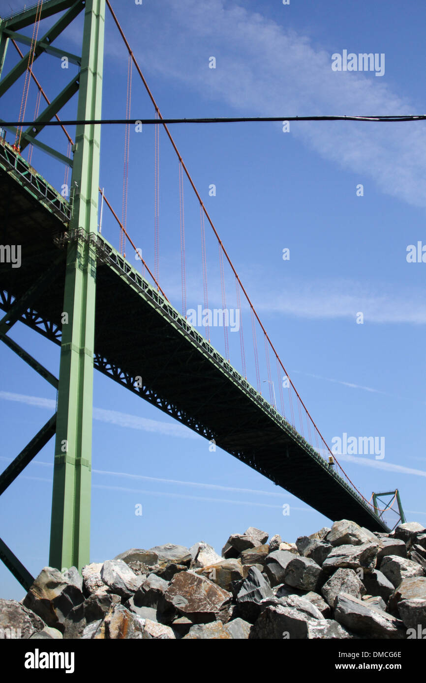 The A. Murray MacKay Bridge in Halifax, N.S Stock Photo Alamy