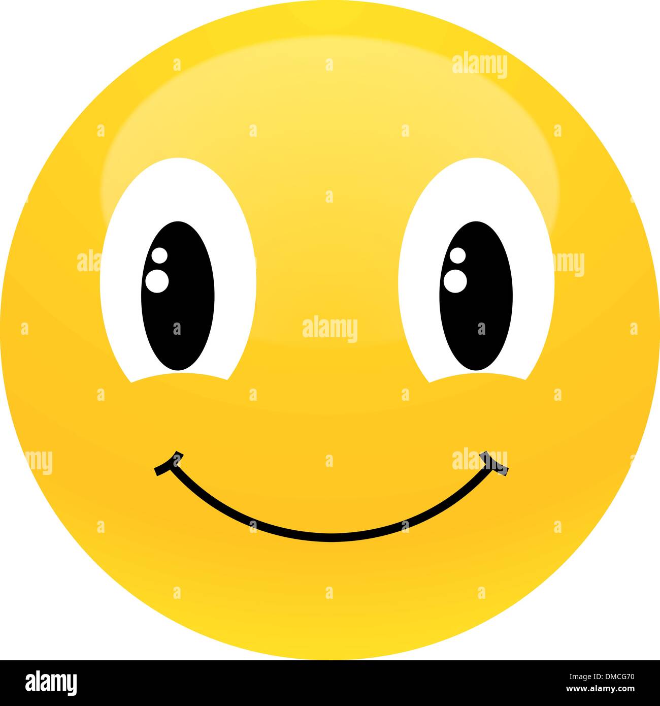 yellow smiley Stock Vector