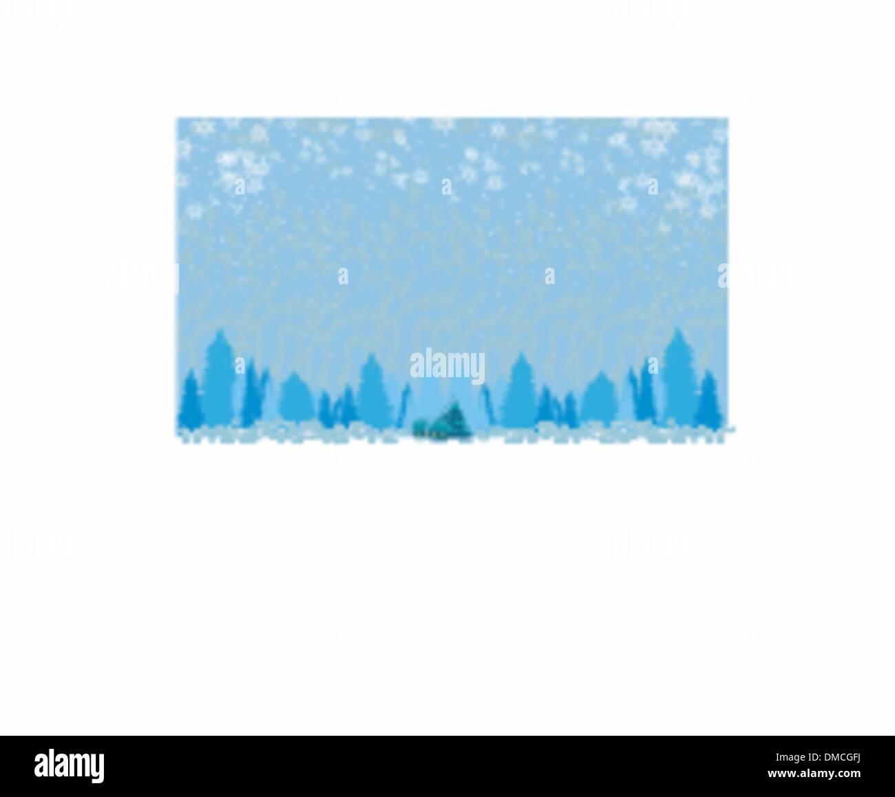 winter landscape - vector Stock Vector Image & Art - Alamy