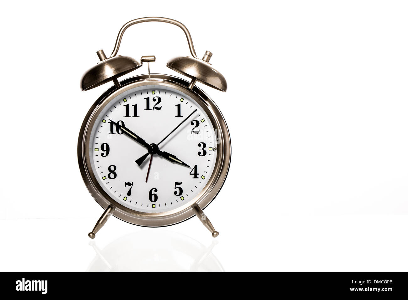 Analog alarm clock Stock Photo Alamy