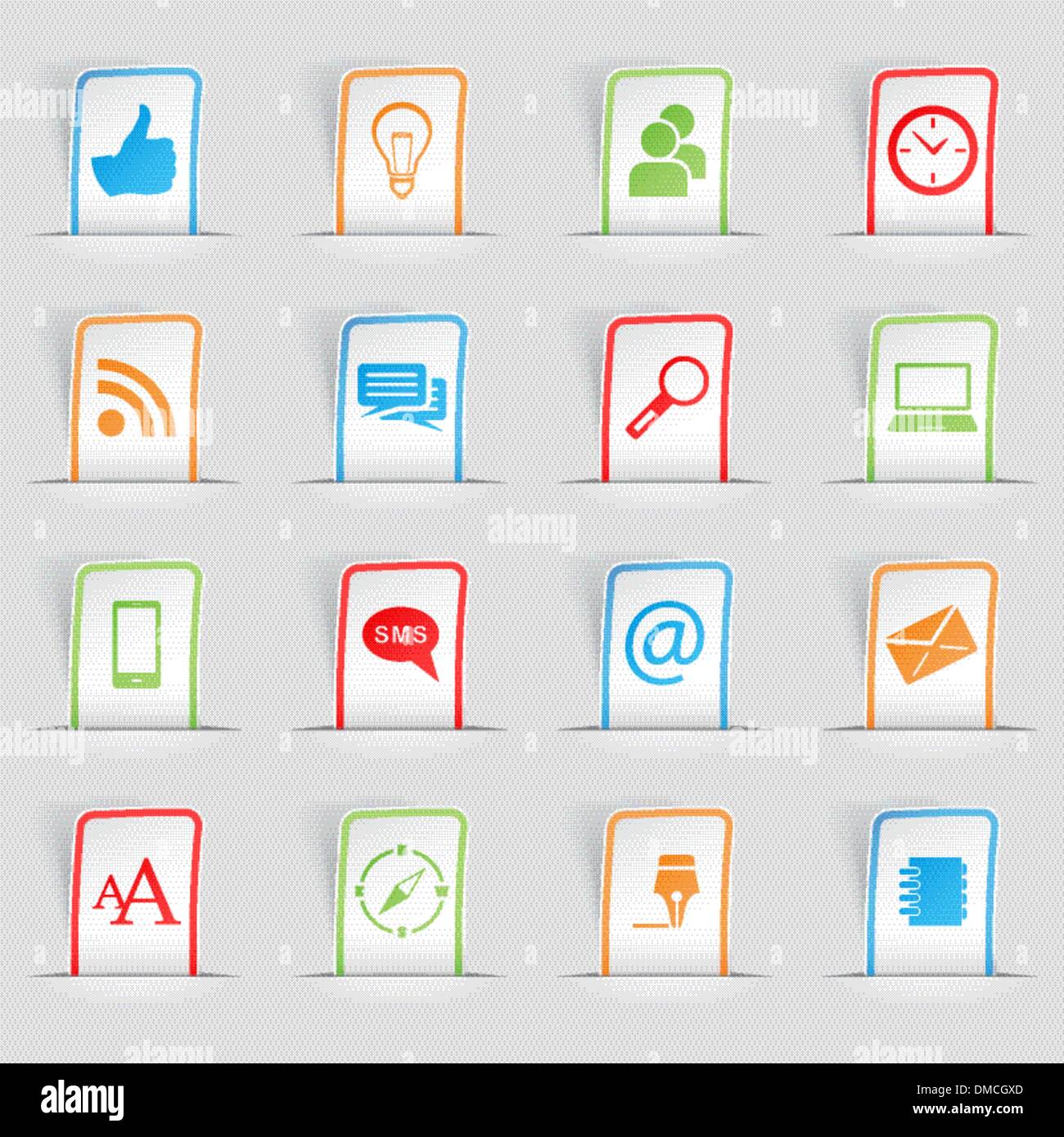 Email labels Stock Vector Images - Alamy
