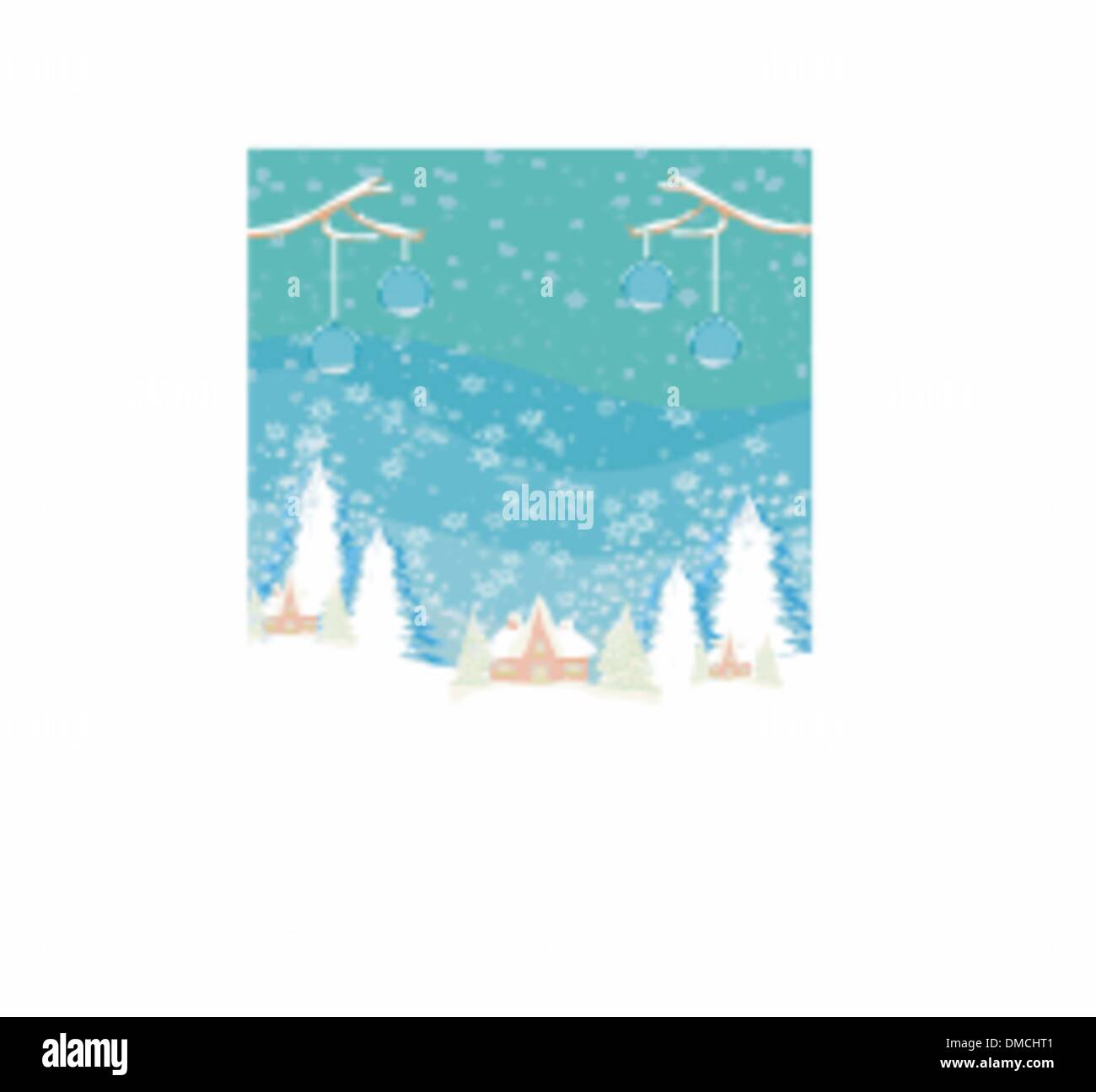 Vector of winter landscape Stock Vector Image & Art - Alamy