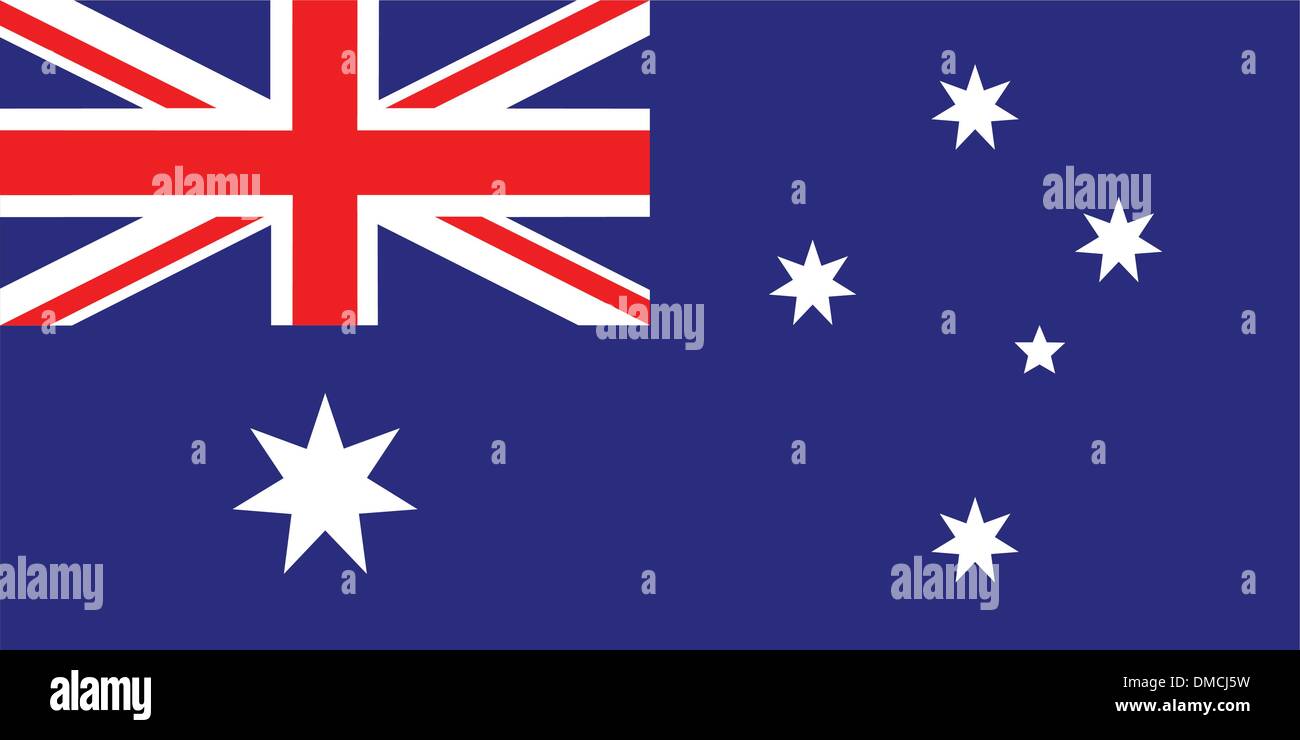 Flag of Australia Stock Vector