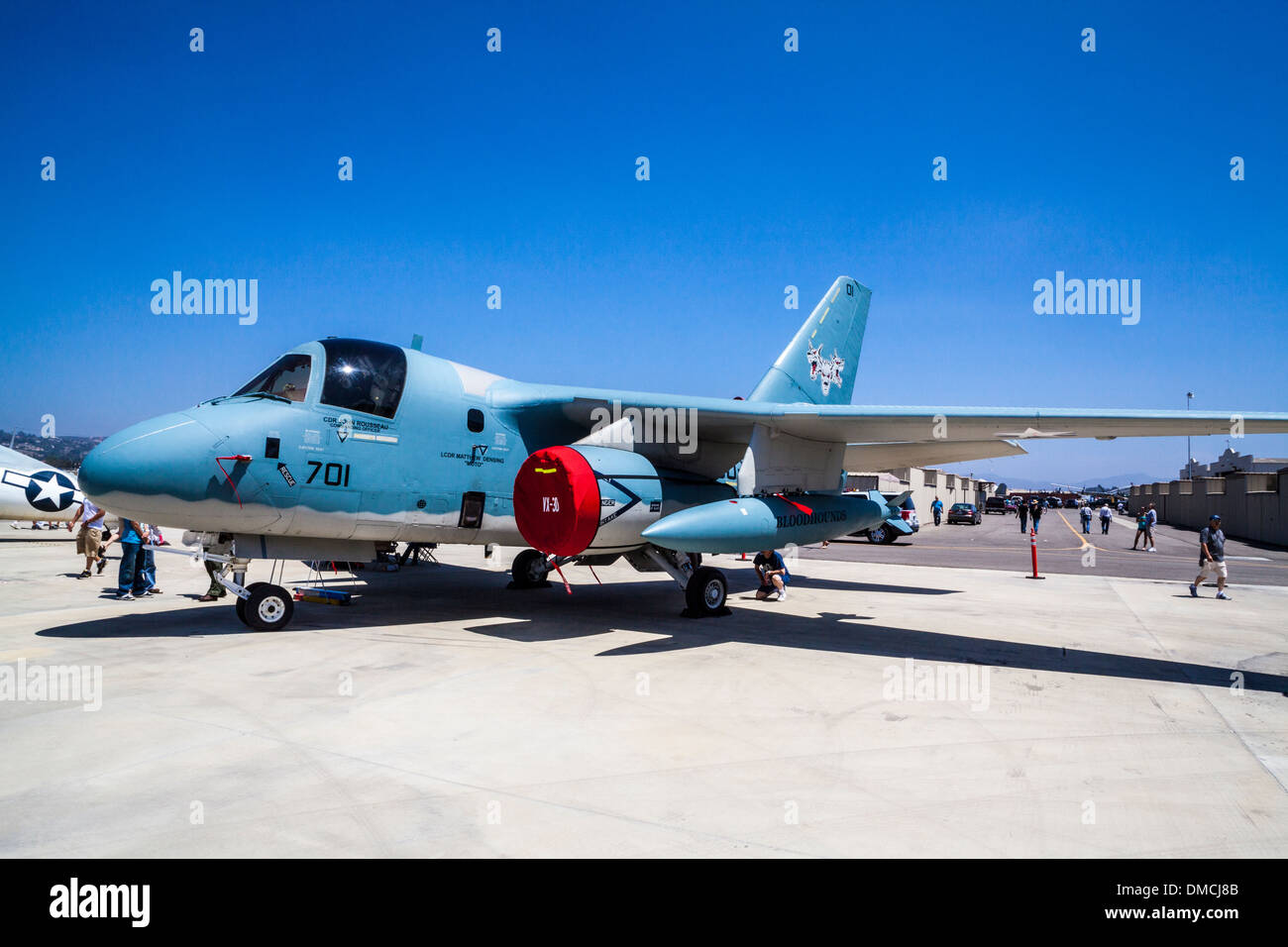 A Lockheed S-3b Viking At the Wings Over Camarillo Airshow in Camarillo California in August of 2011 Stock Photo