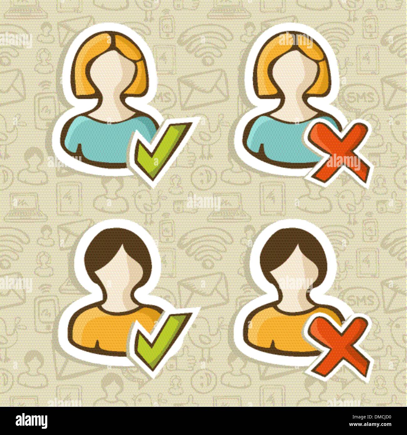 Social media profile icon Stock Vector Images Alamy