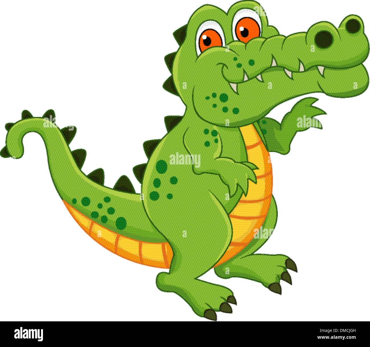 crocodile cartoon Stock Vector